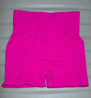 High-Waist Seamless Women's Shorts — Hot Pink Sku 0004 thumbnail 1