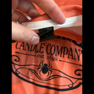 Woman top blouse sweater fall size large Orange thumbnail 3