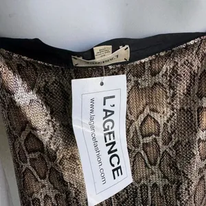 L’AGENCE Metallic Snakeskin Print Camisole Tank Top Size S NWT thumbnail 6