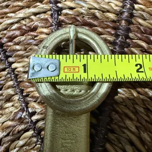 Lauren Ralph Lauren Gold Shimmer Leather Belt L Western‎ Glam 42” thumbnail 11
