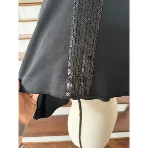 Lilly Pulitzer Black Chinoiserie Sequin Sleeveless Scoop Neck Sheath Dress Flaw thumbnail 6