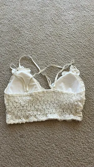 Altar'd State Intimates Lace Bralette Ivory thumbnail 2
