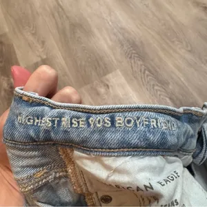 American Eagle Highest Rise 90s Boyfriend Distressed Jeans Denim 4 Regular thumbnail 12