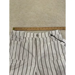 OAT High Rise Baby Wide Patch Pocket Pants Size 12 / 31 Striped thumbnail 8