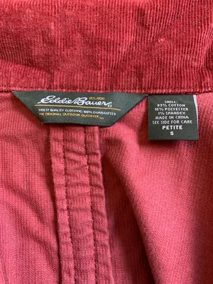 Eddie Bauer Red Corduroy Jacket thumbnail 3