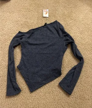 C523 pretty garden shirt top long sleeve small thumbnail 1