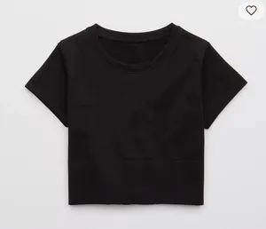 Aerie OFFLINE Seamless by Cropped T-Shirt thumbnail 1