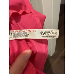 Daily Practice Anthropologie Women Mini Dress Magenta Hot Pink L Split Neck $98 thumbnail 7