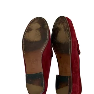 Sam Edelman Loraine Crimson/Scarlet Red Suede Bit Loafers| 6 thumbnail 8