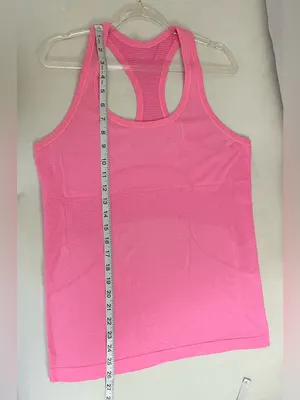Lululemon Swiftly Racerback Tank Top - Pink Size 10 thumbnail 5