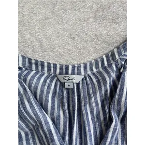 Rails Jasmine Linen Mini Dress in Tibet Stripe Blue thumbnail 5