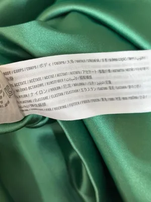 Abercrombie & Fitch Satin Sculpt Dress in Green Size XL TALL Formal Party Grad thumbnail 5