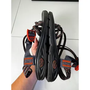Chacos ZCloud 2 Sandals Womens 9 Strappy Toe Loop Black Orange Hiking Gorpcore thumbnail 8