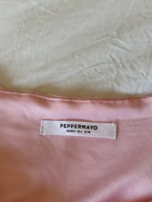 Peppermayo pink sequin one shoulder top thumbnail 2