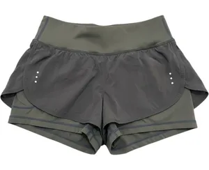 Soothfeel 2-in-1 Running Shorts Womens Small Gray Athletic Built-in Liner Pocket thumbnail 1