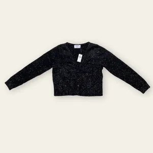 NWT Old Navy Textured Shine Cropped Cardigan Sweater thumbnail 2