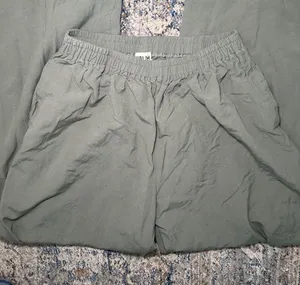 Malibu BM Green Elastic Waist Casual Pants Size M thumbnail 1