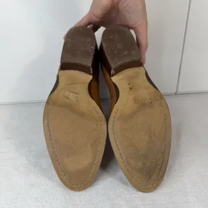 J.Crew Sz 9.5‎ Reagan Leather Ankle Boots Brown Leather Booties Women's G7871 thumbnail 11