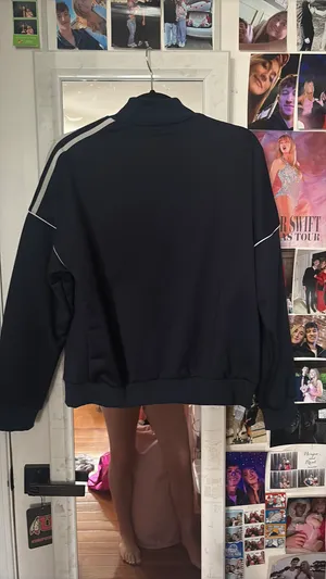 Navy Blue Solado Zip Up Black thumbnail 2