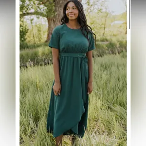 One loved babe faux wrap dress thumbnail 4