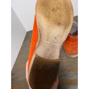 Free People Royale Flats Orange Textured Leather D'Orsay Shoes 36 US‎ 5.5 thumbnail 9