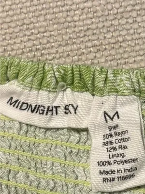 Midnight Sky Floral Green Top thumbnail 5