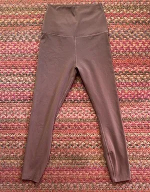Lorna Jane Australia Chocolate Brown Crop Athletic Leggings thumbnail 1