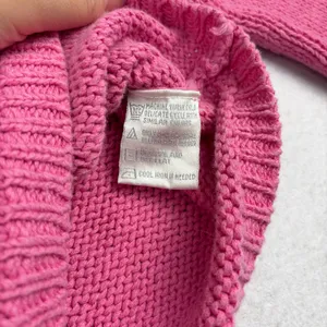 VTG Pierre Cardin Knit Cardigan Women's XL Pink Crop Linen Coquette Preppy Y2K thumbnail 13