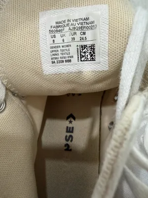 White Platform Converse High-Top thumbnail 6