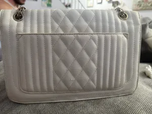 Mellow World Amanda Quilted Shoulder Bag White thumbnail 9