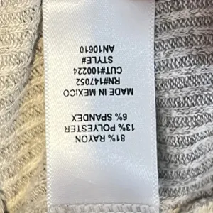1211 | Altered State Ribbed Knit Cropped Raglan‎ Sleeve Sweater Oatmeal Small thumbnail 6