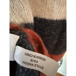Madewell S Striped Baxter Tunic‎ Sweater Oversized Alpaca Blend Knit Crewneck thumbnail 6