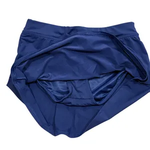 Lands' End Womens Navy Blue Swim Skirt with Attached Brief Size 4 thumbnail 3