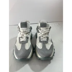 Vintage Havana EST‎ 1954 Sneaker Women 8 Gray Suede White Mesh Chunky Platform thumbnail 3