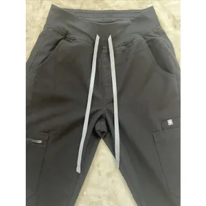 FIGS YOLA‎ Scrub Pants Women's XS Black Straight Leg Technical Collection thumbnail 8