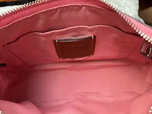 Coach Teri Shoulder Bag In Signature Leather With Heart Charm With Matching Wristlet thumbnail 5
