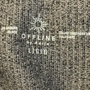 Aerie offline black 7/8 high rise leggings thumbnail 2