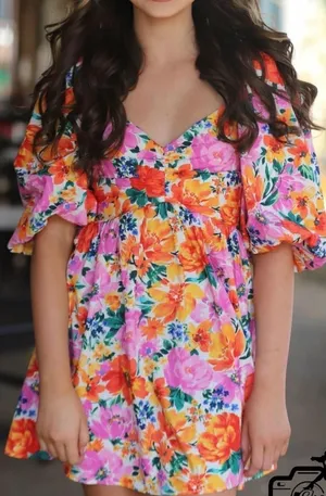 Altar'd State Floral Dress thumbnail 2