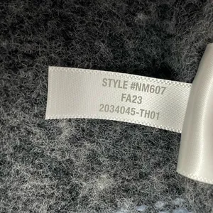Madewell Rugby Stripe Polo Sweater Charcoal Gray & Blue Stripe Pullover Size XS thumbnail 9