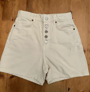 Amy Fly Button High-Rise Shorts thumbnail 1