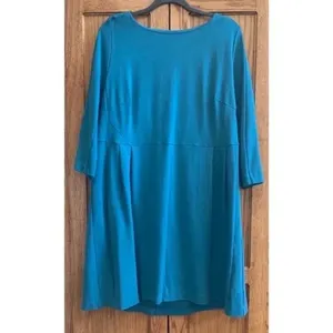 Amanda Uprichard Chelsea Dress In Deep Teal thumbnail 4