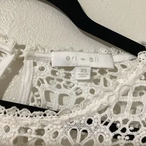 Eri+Ali for Anthropologie Marigold Lace‎ Blouse XS Coastal Cowgirl Bohemian Boho thumbnail 5
