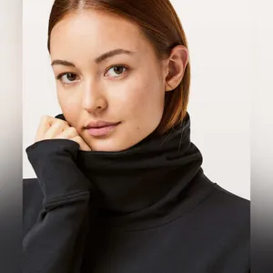 Lululemon Go‎ Forward Pullover in Black size 4 thumbnail 4