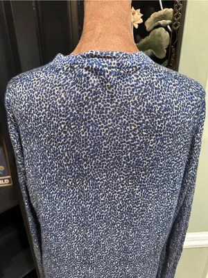 Ann Taylor LOFT Leopard Print Button‑Front Cardigan – Women’s Large thumbnail 9