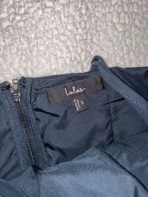 Lulu’s Embroidered Navy Crop Tank thumbnail 4