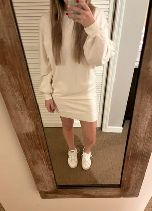 Michael Costello NWT x REVOLVE Sweatshirt Mini Dress thumbnail 6