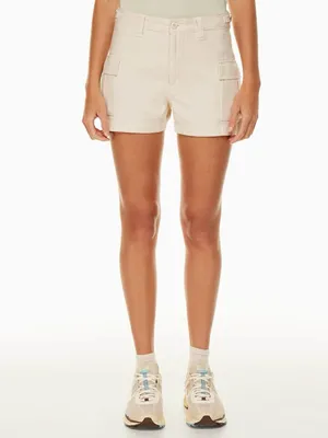 Aritzia TNA Supply Cargo Shorts Gd Birch summer hiking casual minimalist size 2 thumbnail 6