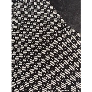 Maeve Anthropologie Dress Womens 10 Black Ivory Jacquard Flare Cap Sleeve A Line thumbnail 7