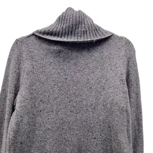 J‎ Crew Lambswool Turtleneck Sweater Gray Medium thumbnail 3