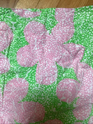 Lilly Pulitzer pink and green floral pattern skort size 8 thumbnail 7